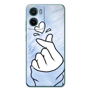 Чехлы (Знак сердечка) на Motorola Moto G06 (Сердечка знак)