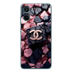 Чехол (Dior, Prada, YSL, Chanel) для Motorola Moto G06 (Шанель)