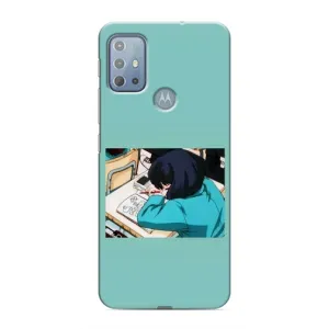 Чехол с персонажами АНИМЕ на Motorola MOTO G10 (Аканэ Тэндо)