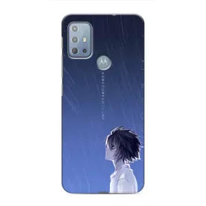 Чехол с персонажами АНИМЕ на Motorola MOTO G10 (Anime L)