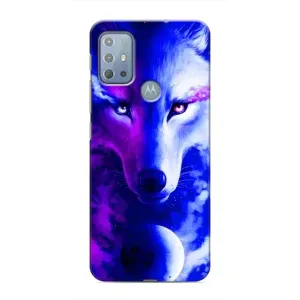 Чехол с Волком на Motorola MOTO G10 (Арт-Волк)