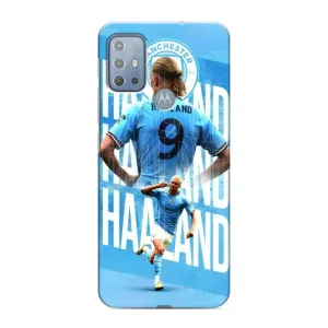 Чехлы с принтом для Motorola MOTO G10 Футболист (Erling Haaland)