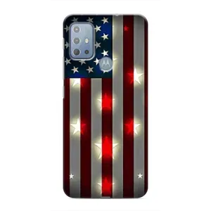 Чехол Флаг USA для Motorola MOTO G10 (Флаг США 2)