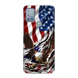Чехол Флаг USA для Motorola MOTO G10 (Флаг USA)