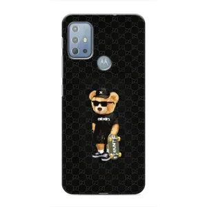 Чехлы Мишка Тедди для Моторола Мото джи 10 (GUCCI Teddy)