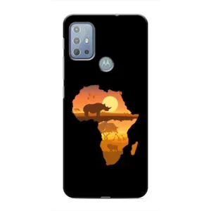 Летний Чехол на Motorola MOTO G10 (Карта)