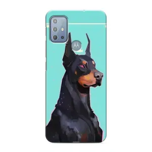 Чехол ДОБЕРМАН для Motorola MOTO G10 (Король доберман)