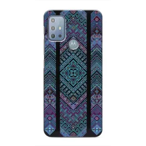 Силиконовый Чехол на Motorola MOTO G10 (Крутой орнамент)