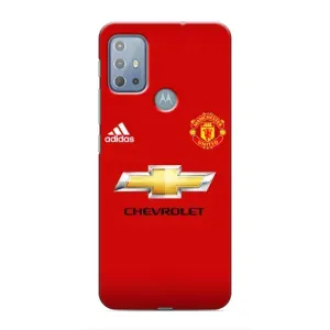Силиконовые Чехлы принт Футбол на Motorola MOTO G10 (Man United)