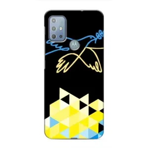Чехол на Motorola MOTO G10 Украинский дизайн (Мир для Украины)