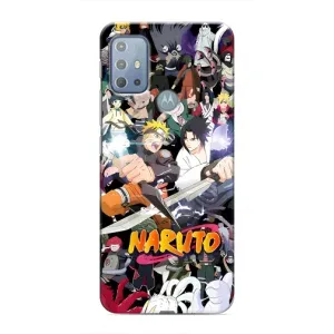 Купить Чехлы на телефон с принтом Anime для Motorola MOTO G10 (Наруто постер)