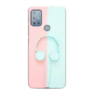 Девчачий Чехол для Motorola MOTO G10 (Наушники)