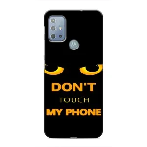 Чехол с Прикольным принтом на Motorola MOTO G10 (Не трогай мой телефон)