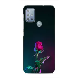 Чехлы с принтом Розочки для Motorola MOTO G10 (Ночная роза)