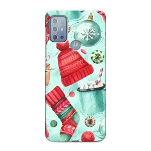 Чехол Санта Клаус для Motorola MOTO G10 (Одежда)