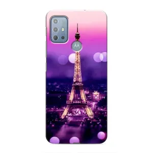 Чехол с Эйфелевой башней на Motorola MOTO G10 (Париж башня)