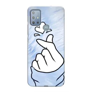 Чехлы (Знак сердечка) на Motorola MOTO G10 (Сердечка знак)