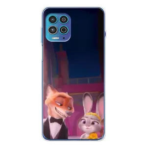Силиконовый чехол с принтом Зоотрополіс для Motorola MOTO G100 Pro (Главные герои)