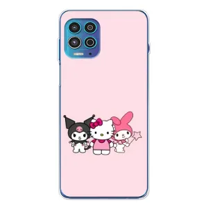 Чехол с персонажем Куроми на Motorola MOTO G100 Pro (Куроми Мелоди Китти)