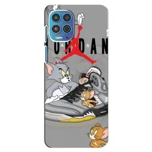 Силиконовый Чехол Nike Air Jordan на Моторола Мото джи 100 (Air Jordan)