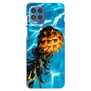Чохол з зображенням смачної їжі для Motorola MOTO G100 (Ананас)