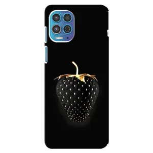 Чохол з зображенням смачної їжі для Motorola MOTO G100 (Чорна полуниця)