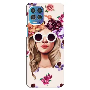 Чохол з картинкою Модні Дівчата Motorola MOTO G100 (Дівчина в окулярах)