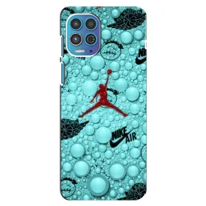 Силиконовый Чехол Nike Air Jordan на Моторола Мото джи 100 (Джордан Найк)