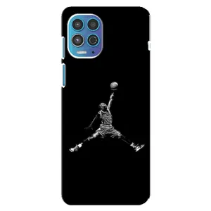 Силиконовый Чехол Nike Air Jordan на Моторола Мото джи 100 (Джордан)