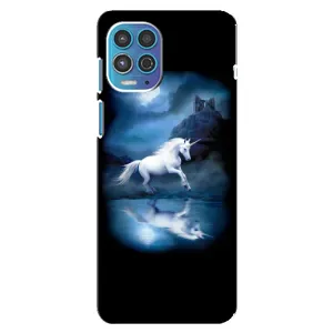 Чехол Unicorn на Motorola MOTO G100 (Единорог)