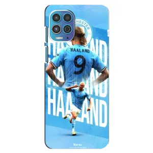 Чехлы с принтом для Motorola MOTO G100 Футболист (Erling Haaland)