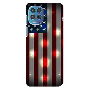 Чехол Флаг USA для Motorola MOTO G100 (Флаг США 2)