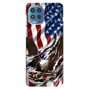 Чехол Флаг USA для Motorola MOTO G100 (Флаг USA)
