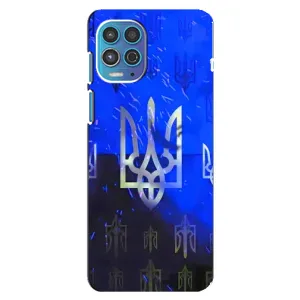 Чехол Укр Символика для Motorola MOTO G100 (Герб)