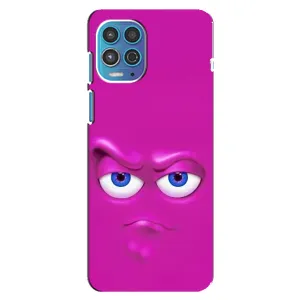 Силиконовые Чехлы (смешные стикеры) для Motorola MOTO G100 (Хитрая мордочка)