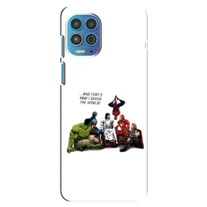 Чехлы для Motorola MOTO G100 (Для Христиан) (Иисус супергерой)