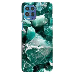 Чохол (Дорого-богато) на Motorola MOTO G100 (Смарагд)
