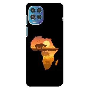 Летний Чехол на Motorola MOTO G100 (Карта)
