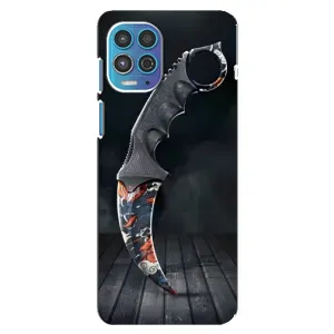 Чехол КИБЕРСПОРТ для Motorola MOTO G100 (Кинжал КС ГО)
