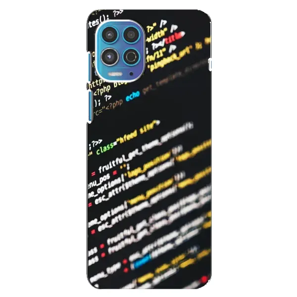 Чехол с рисунком «Код» для Motorola MOTO G100 Чехол с рисунком «Код» для Motorola MOTO G100