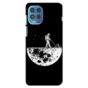 Силіконовый Чохол з принтом "Космонавти" на Motorola MOTO G100 (Космонавт)