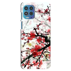 Чехол с принтом САКУРЫ на Motorola MOTO G100 (Красивая Сакура)