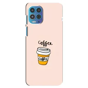 Чохол з зображенням смачної їжі для Motorola MOTO G100 (Кружка Кави)