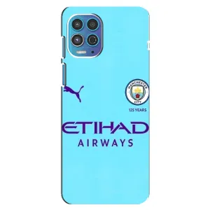 Силиконовые Чехлы принт Футбол на Motorola MOTO G100 (Man City)