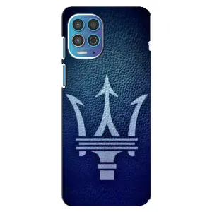 Чехлы с тематикой "Крутые машины" на Motorola MOTO G100 (Лого Maserati)
