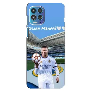 Чехол (TPU) с Футболистом на Motorola MOTO G100 (Mbappe Real)