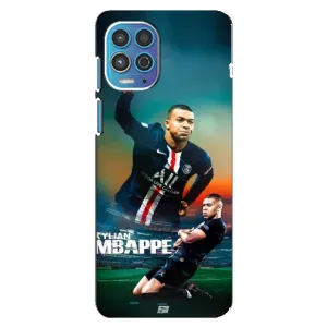 Чехол (TPU) с Футболистом на Motorola MOTO G100 (MBAPPE)