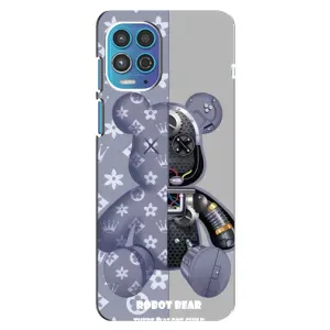 Силиконовый чехол для Motorola MOTO G100 (Медведь Louis Vuitton)