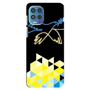 Чехол на Motorola MOTO G100 Украинский дизайн (Мир для Украины)