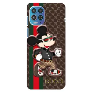 Чехлы Бренд GUCCI для Motorola MOTO G100 (Маус Гуччи)